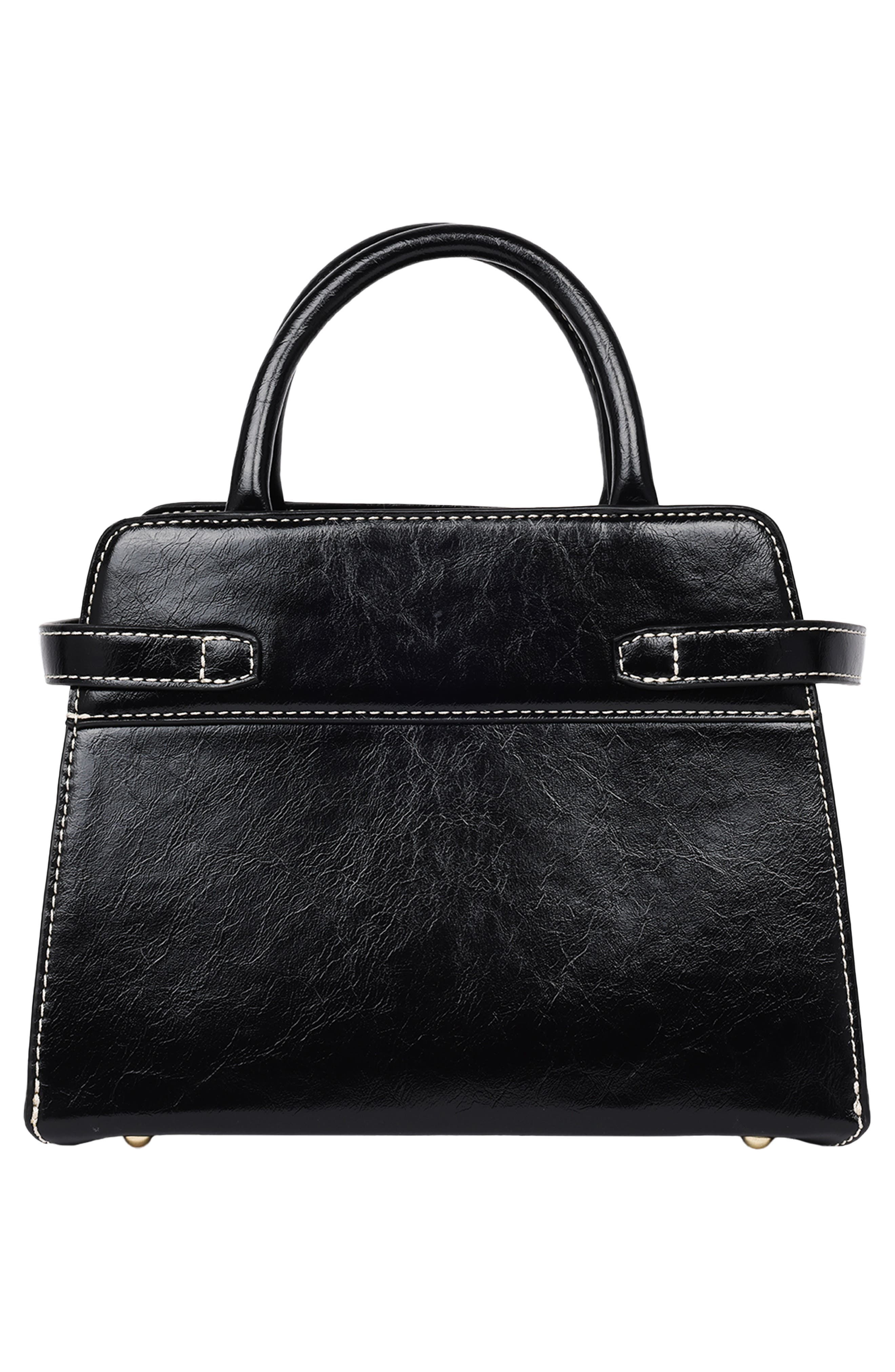 True Religion Buckle Tab Tote Bag, Alternate, color, Black