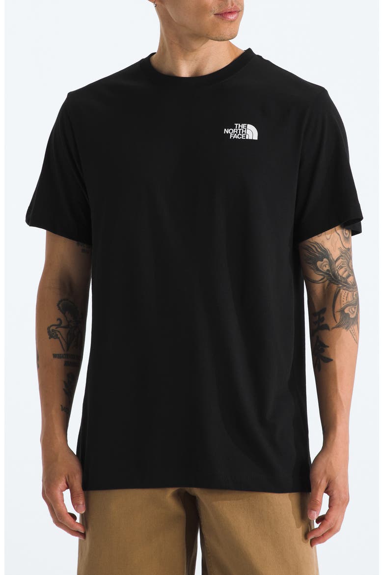 Evolution Half Dome Mountain Graphic T-Shirt, Main, color, TNF BLACK
