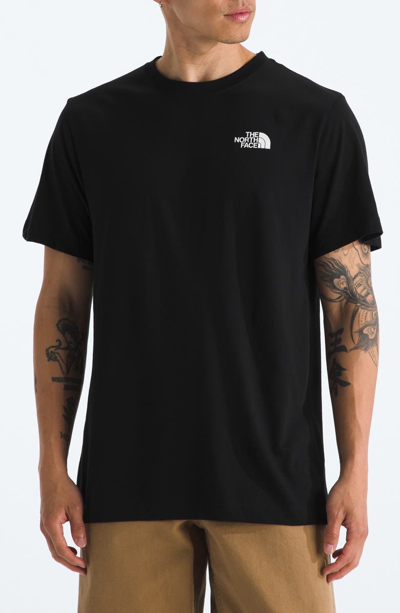 The North Face Evolution Half Dome Mountain Graphic T-Shirt, Main, color, Tnf Black