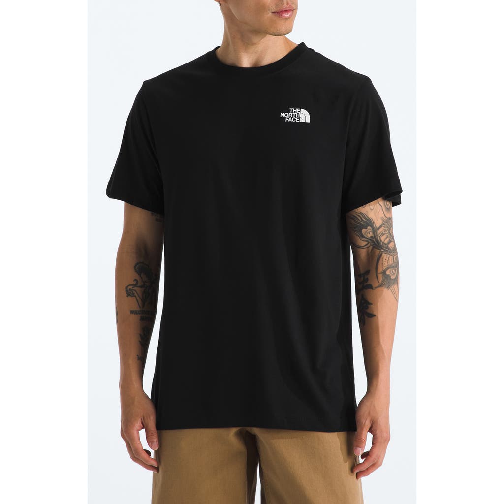 The North Face Evolution Half Dome Mountain Graphic T-shirt In Black