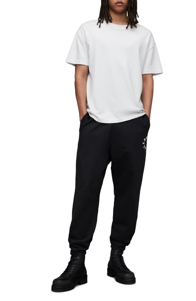 AllSaints Tierra Logo Graphic Joggers, Alternate, color, 
