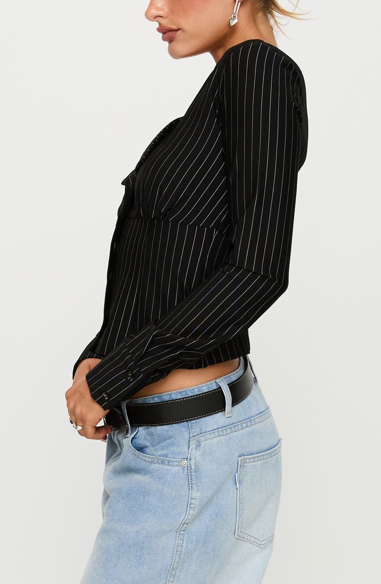 Princess Polly Set for Life Foldover Neck Crop Top, Alternate, color, 