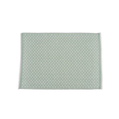 Bahar Cool Mint 100% Cotton Set of 4 Placemats 14" x 20"
