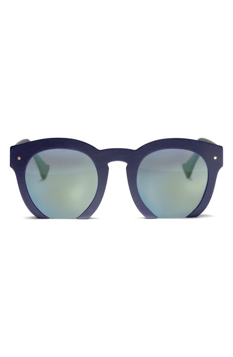 Fromone 50mm Round Sunglasses