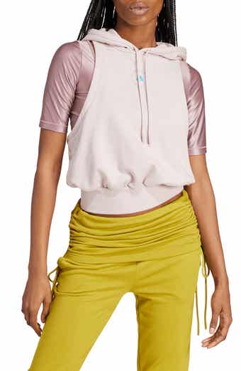 adidas by Stella McCartney Sleeveless Cotton French Terry Hoodie