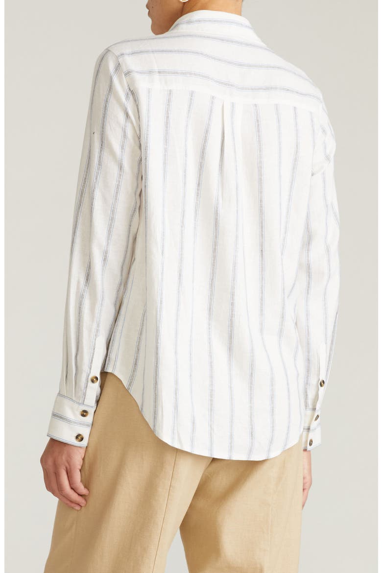 Elbe Long Sleeve Button-Up Shirt, Alternate, color, MAYFAIR STRIPE