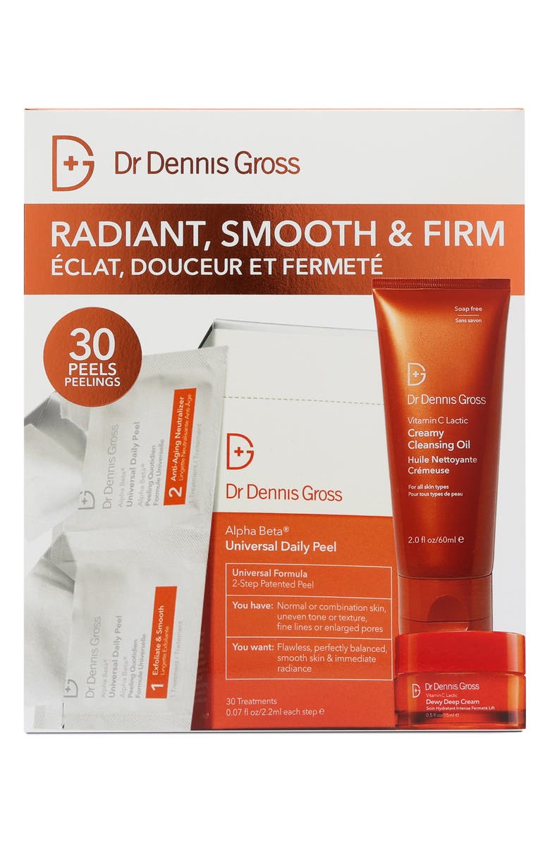 Dr. Dennis Gross Skincare Radiant, Smooth & Firm Universal Skin Care Kit $130 Value, Alternate, color, 