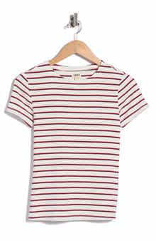 Ressi Stripe Crew T-Shirt