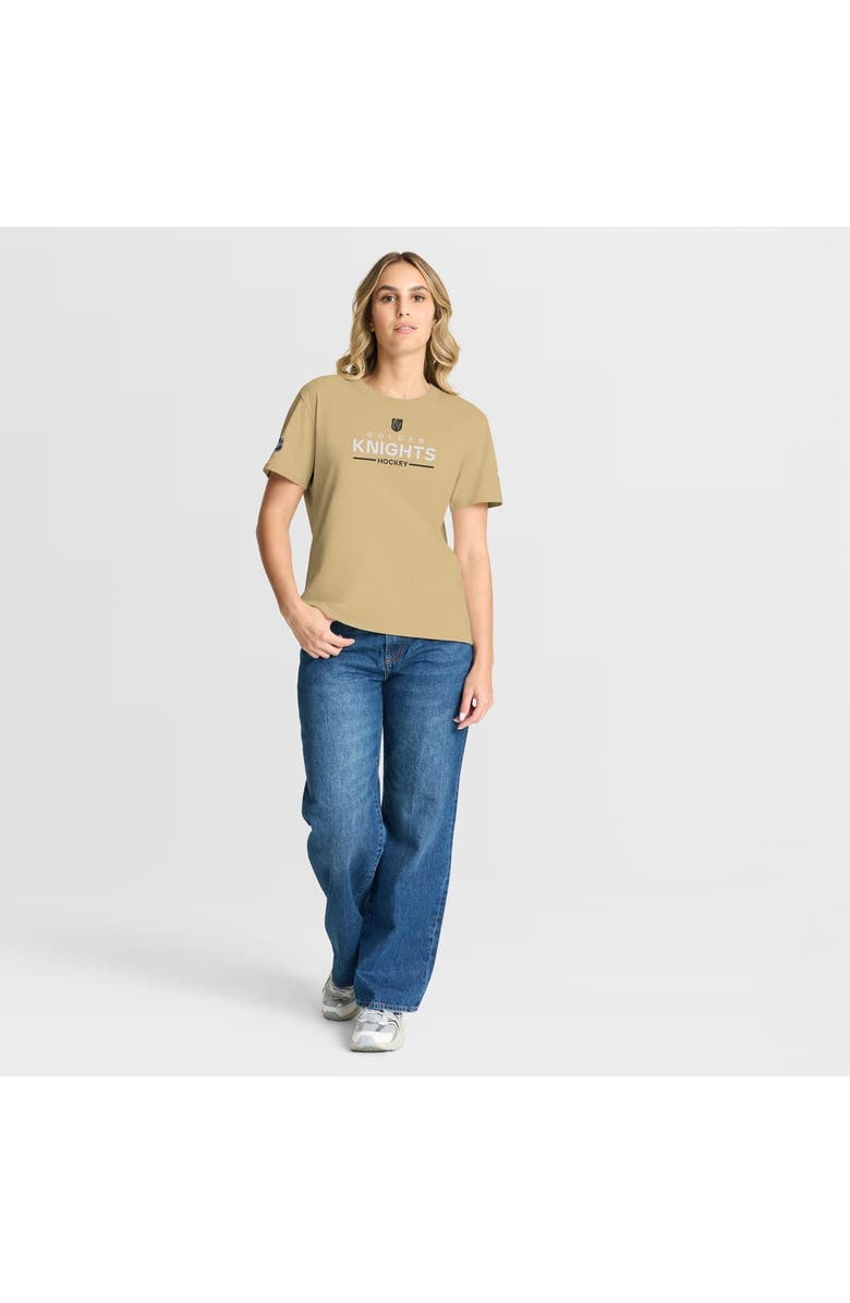 FANATICS Women's Fanatics Gold Vegas Golden Knights Authentic Pro Primary T-Shirt, Alternate, color, Gold