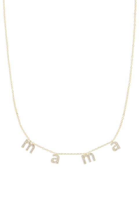 Lowercase Mama Necklace