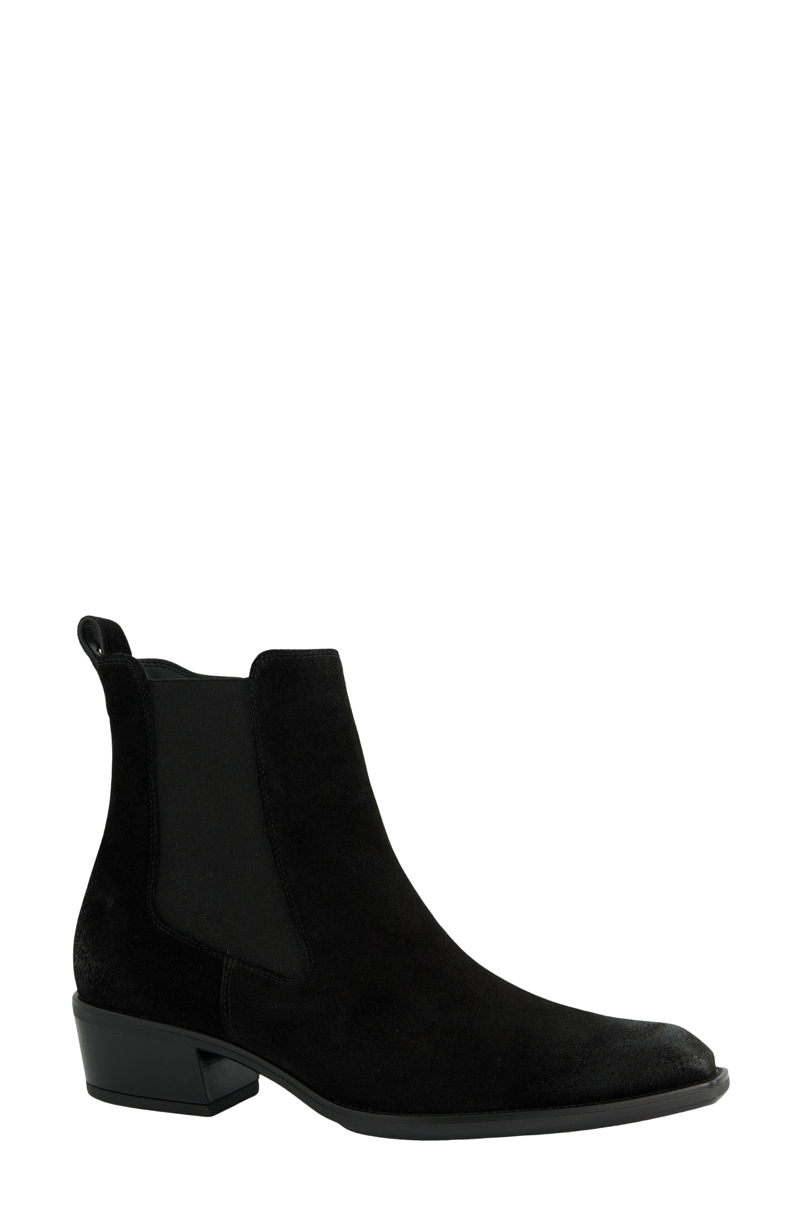 Enya Bootie, Main, color, BLACK SOFT SUEDE