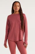 Zella Relaxed Washed 2.0 Long Sleeve Slub Tee