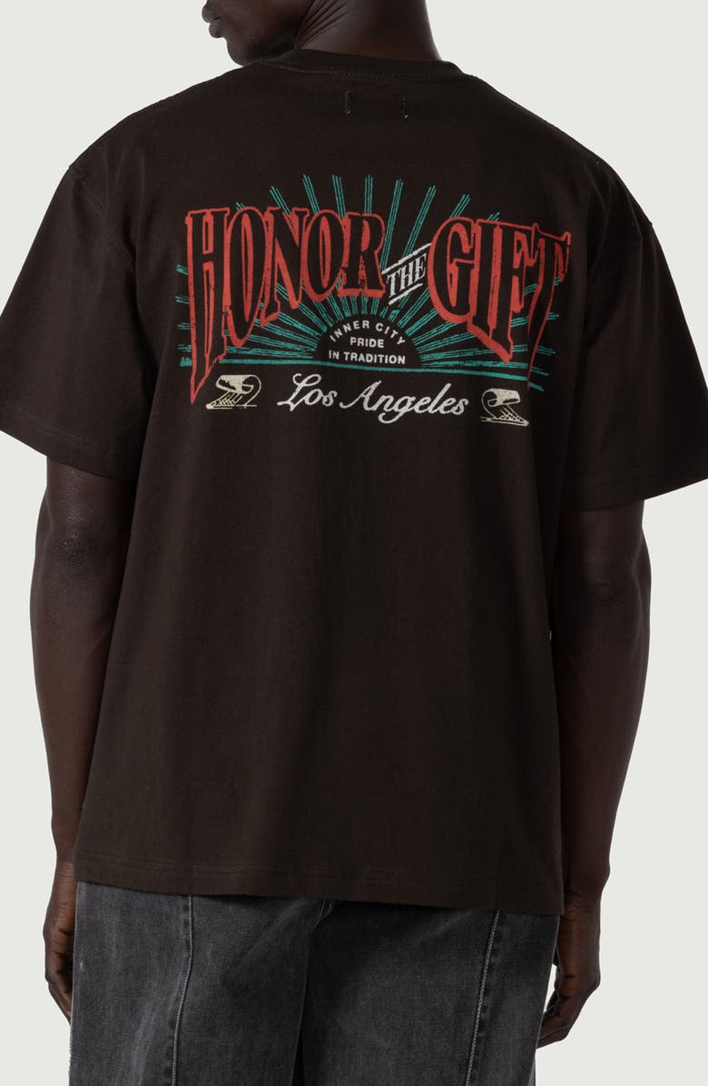 HONOR THE GIFT Cigar Label Graphic T-Shirt, Alternate, color,