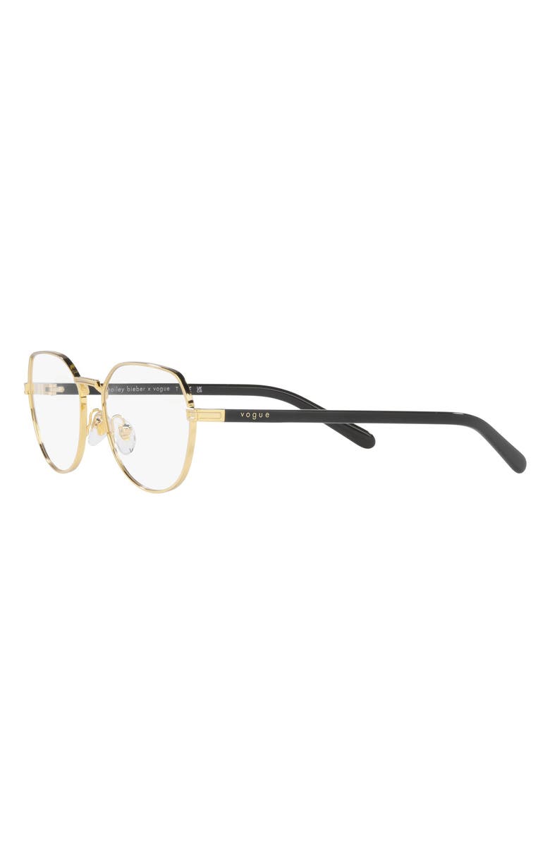 VOGUE 51mm Round Optical Glasses, Alternate, color, 