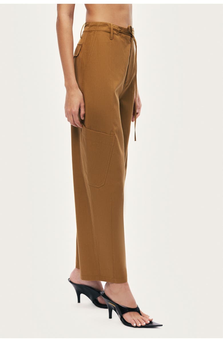 Nocturne High Waisted Cargo Pocket Pants, Alternate, color, Camel