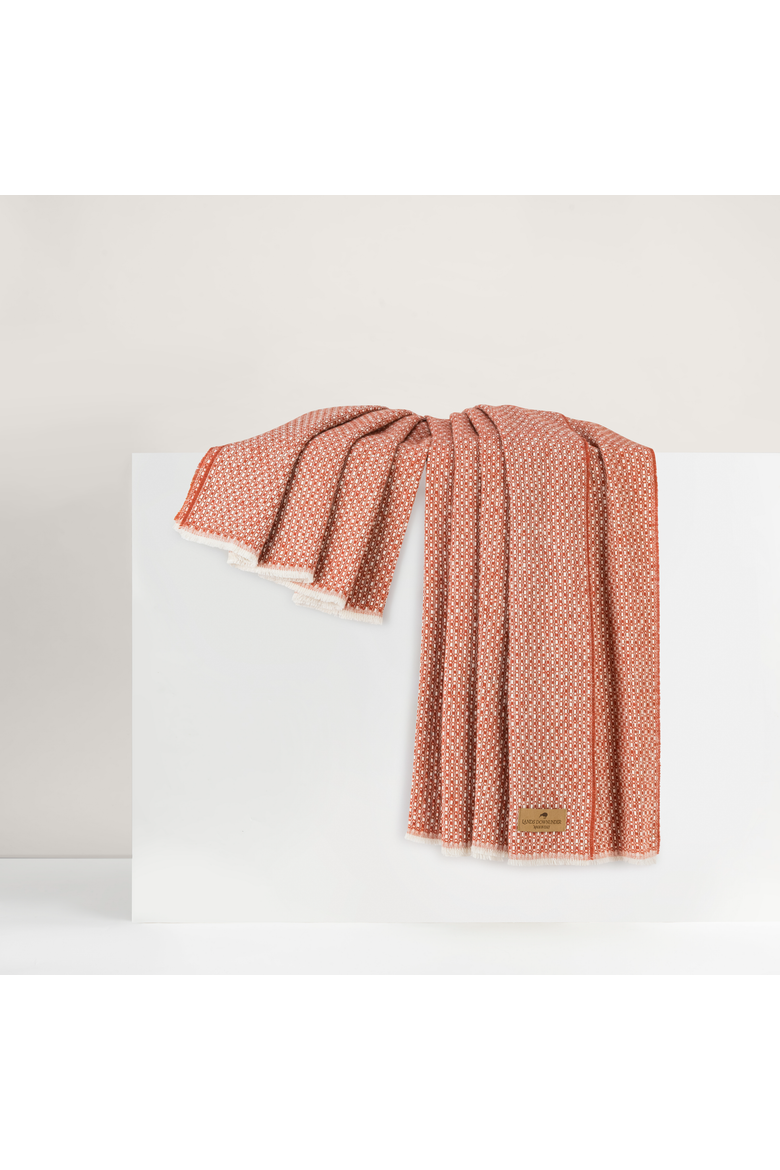Hudson Valley Throw, Main, color, Spicy Orange