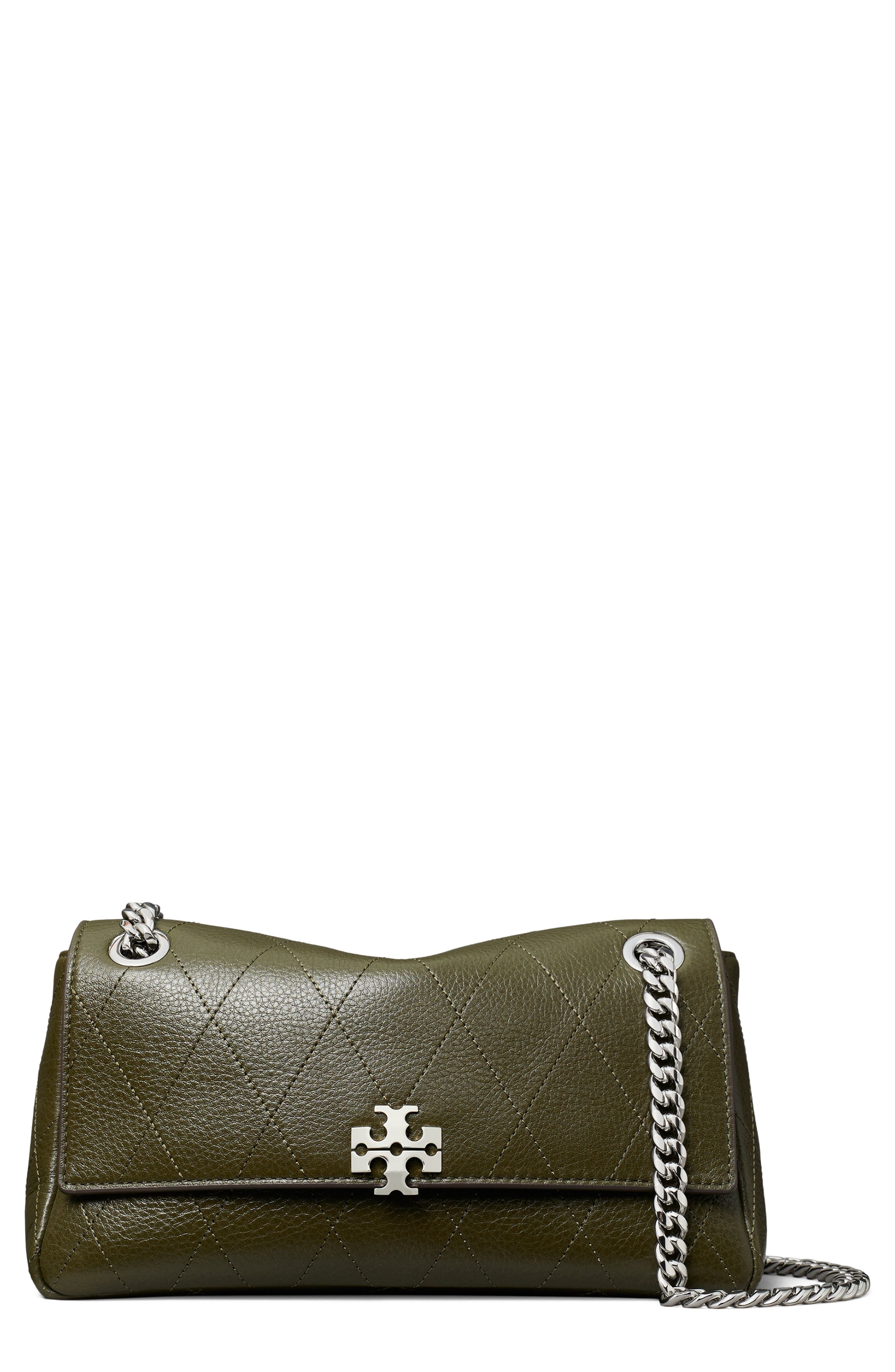 Small Charlie Leather Shoulder Bag, Main, color, LECCIO