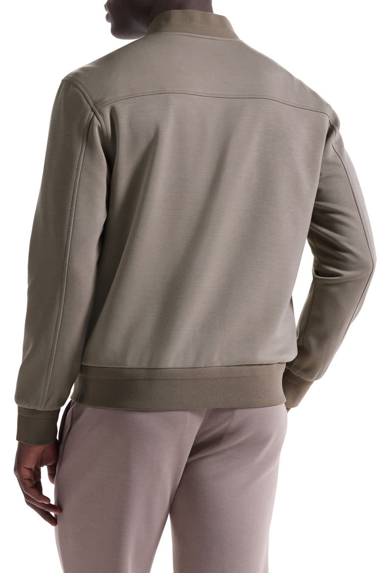 Soft Touch Knit Reversible Bomber Jacket, Alternate, color, WALNUT