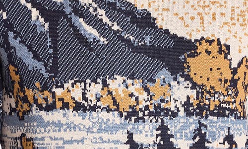 Paisley & Gray Men's Mountain Retreat Crewneck Sweater In Multi