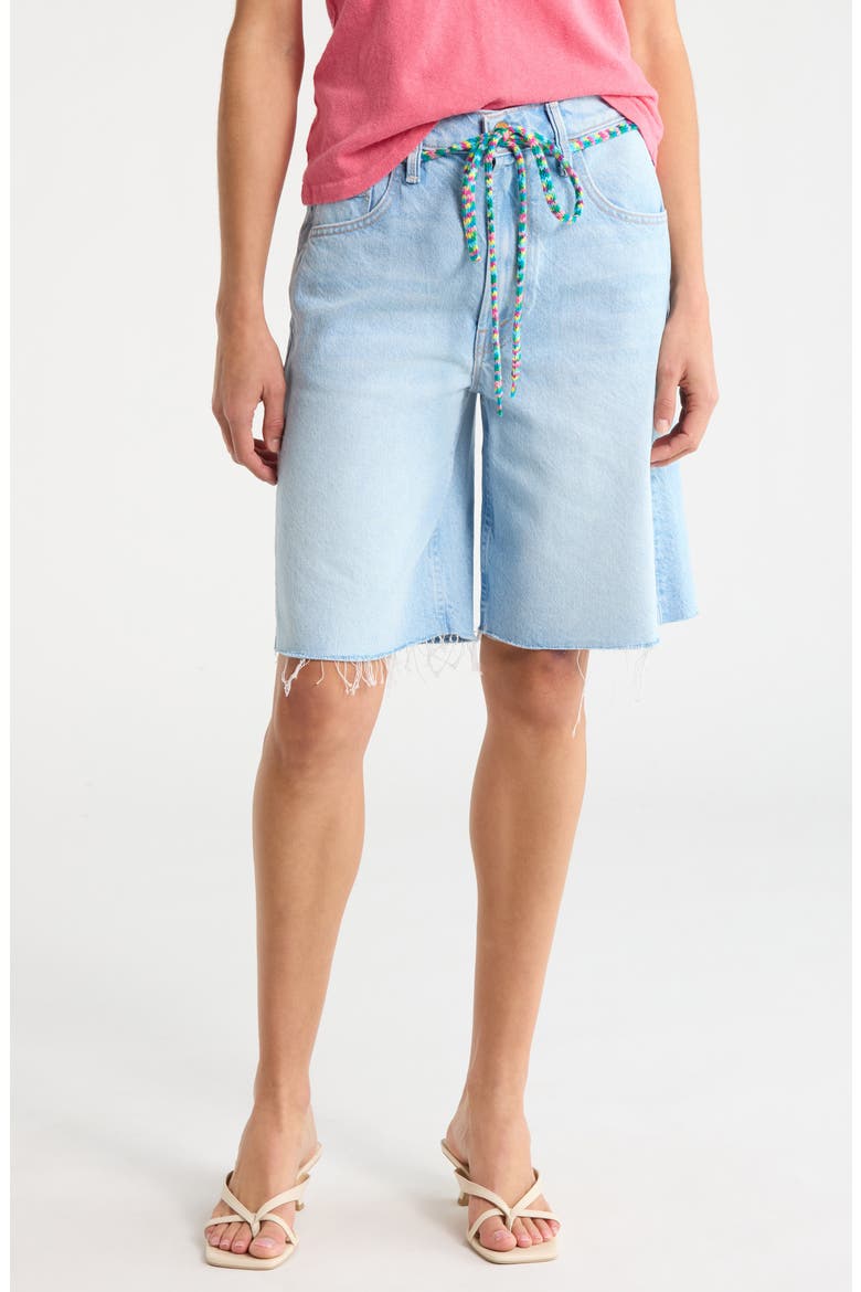 The Shoelace Fun Dip Frayed Shorts, Main, color, WHIPPED