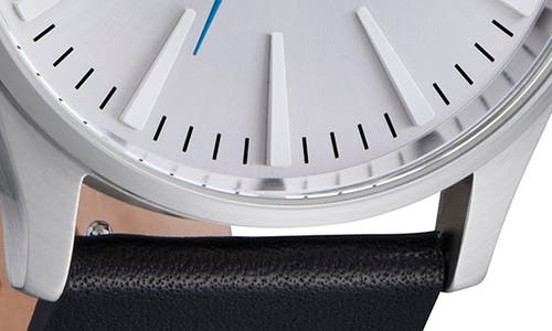 Nixon The Sentry Leather Strap Watch, 42mm In Multi