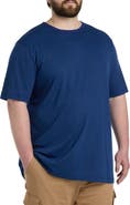 Harbor Bay by DXL Circle Print Moisture-Wicking T-Shirt