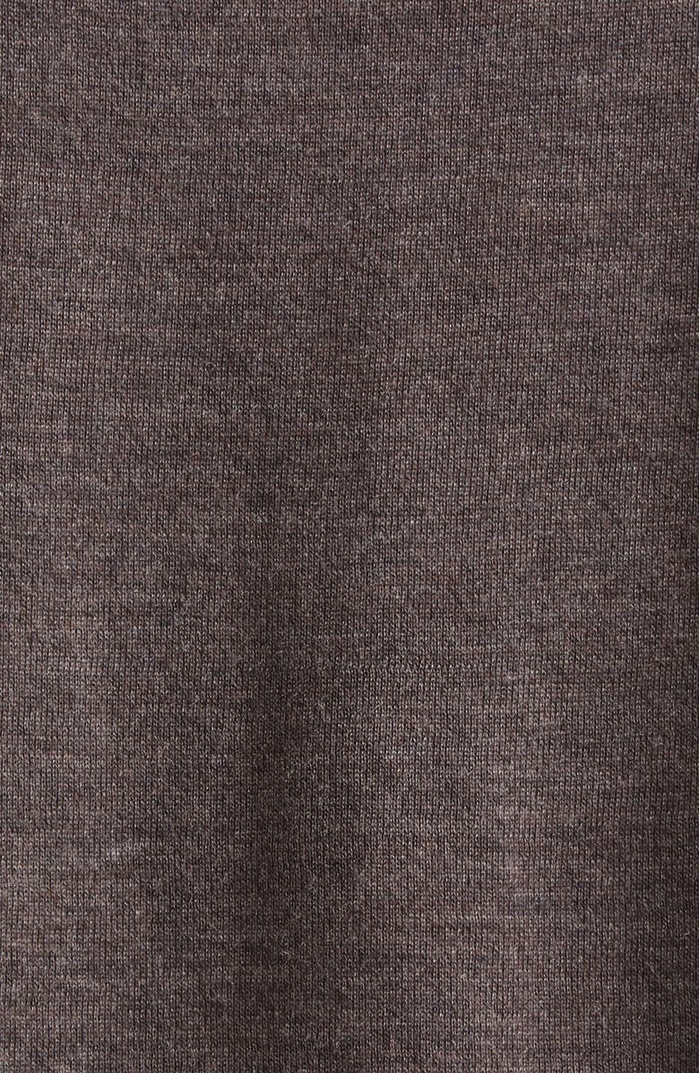 LOULOU DE SAISON Nala Cashmere T-Shirt, Alternate, color, Brown Melange