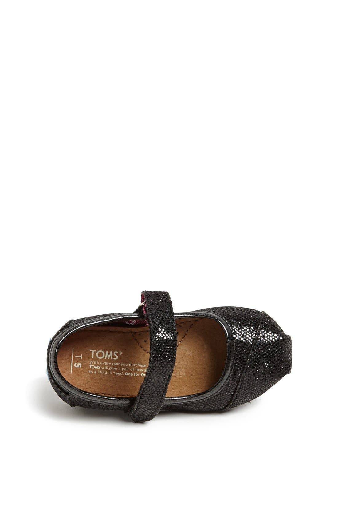 TOMS 'Glitters - Tiny' Mary Jane Flat, Alternate, color, 