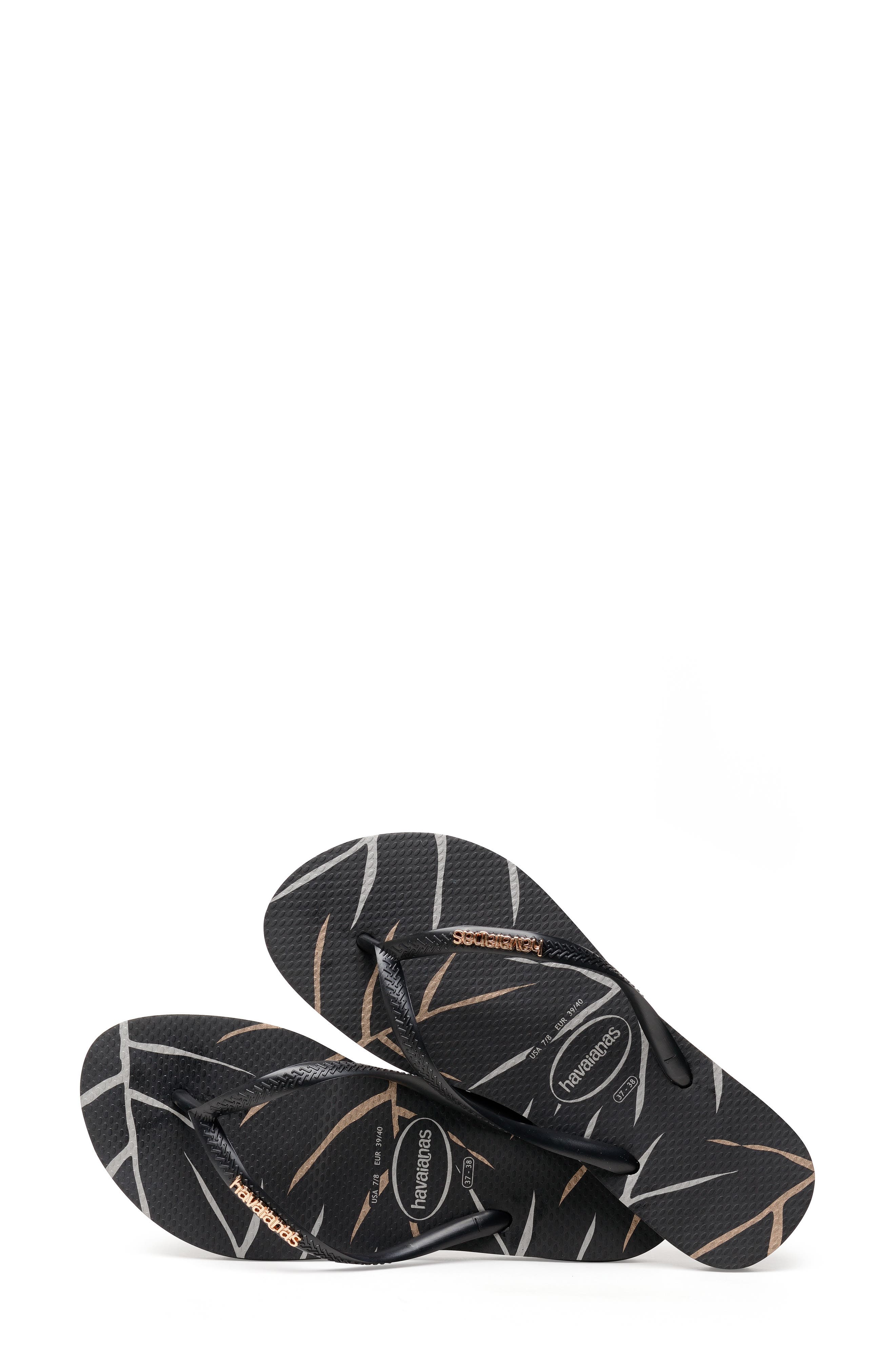 Havaianas Slim Logo Flip Flop, Alternate, color, 