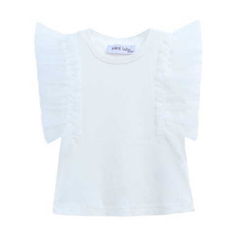 Tulle Frill T-Shirt (Toddler, Little Kid & Big Kid)