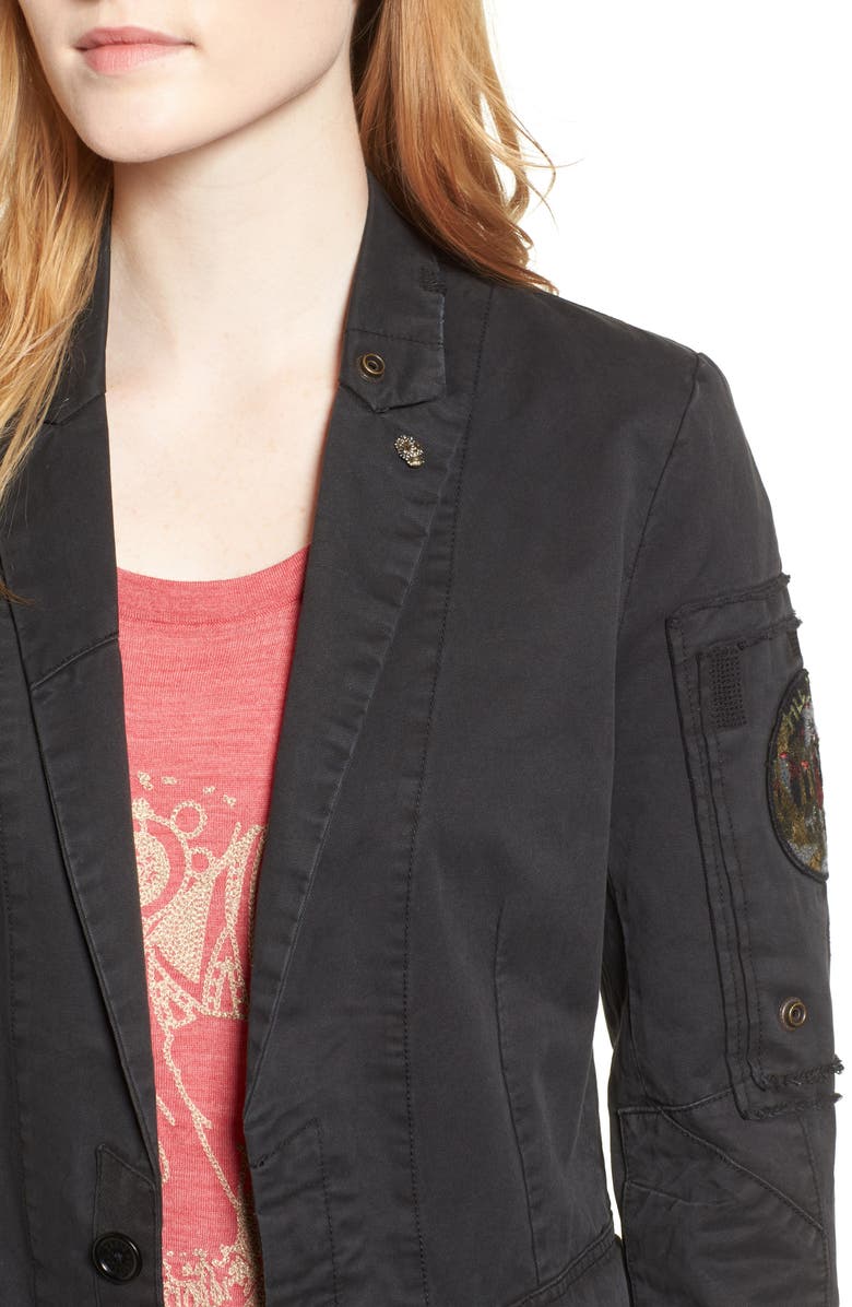 Zadig & Voltaire Virginia Jacket, Alternate, color, 