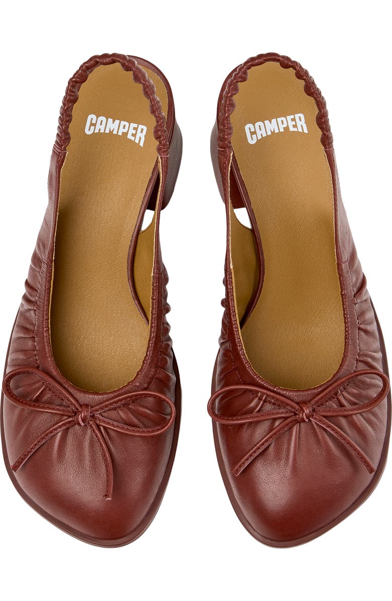 Camper Kora Slingback Pump, Alternate, color, Burgundy