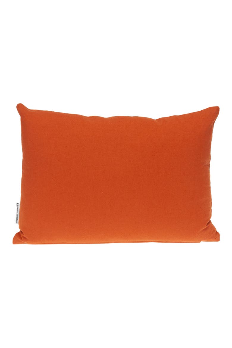 Geometric Accent Pillow, Alternate, color, ORANGE