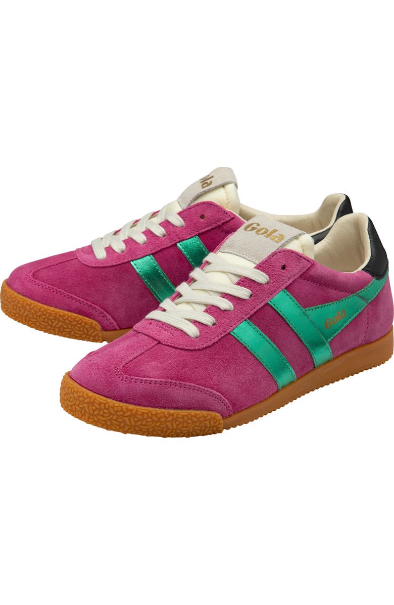 Gola Elan Glitz Sneaker, Alternate, color, Fuchsia/ Emerald/ Black