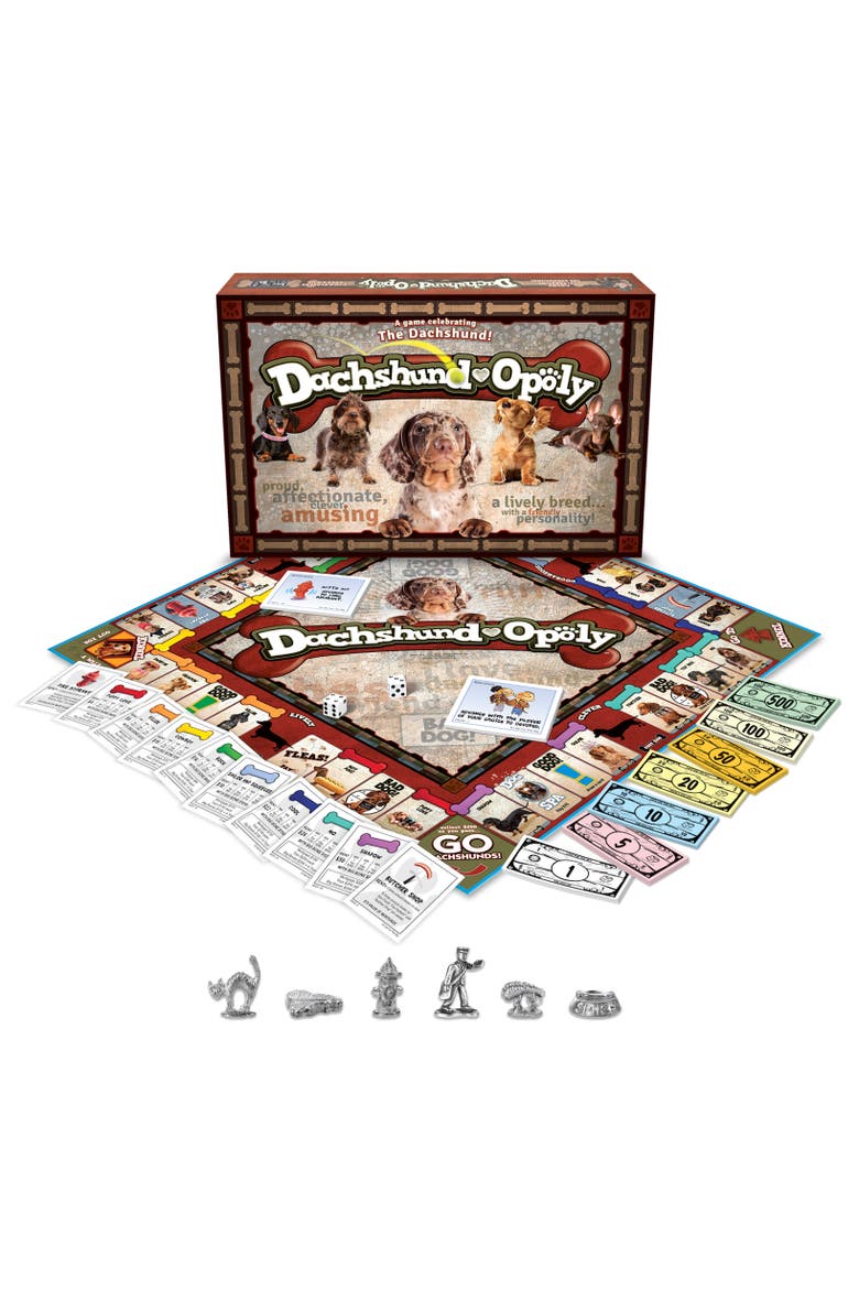 Dachshundopoly Monopoly Board Game, Main, color, Multicolored