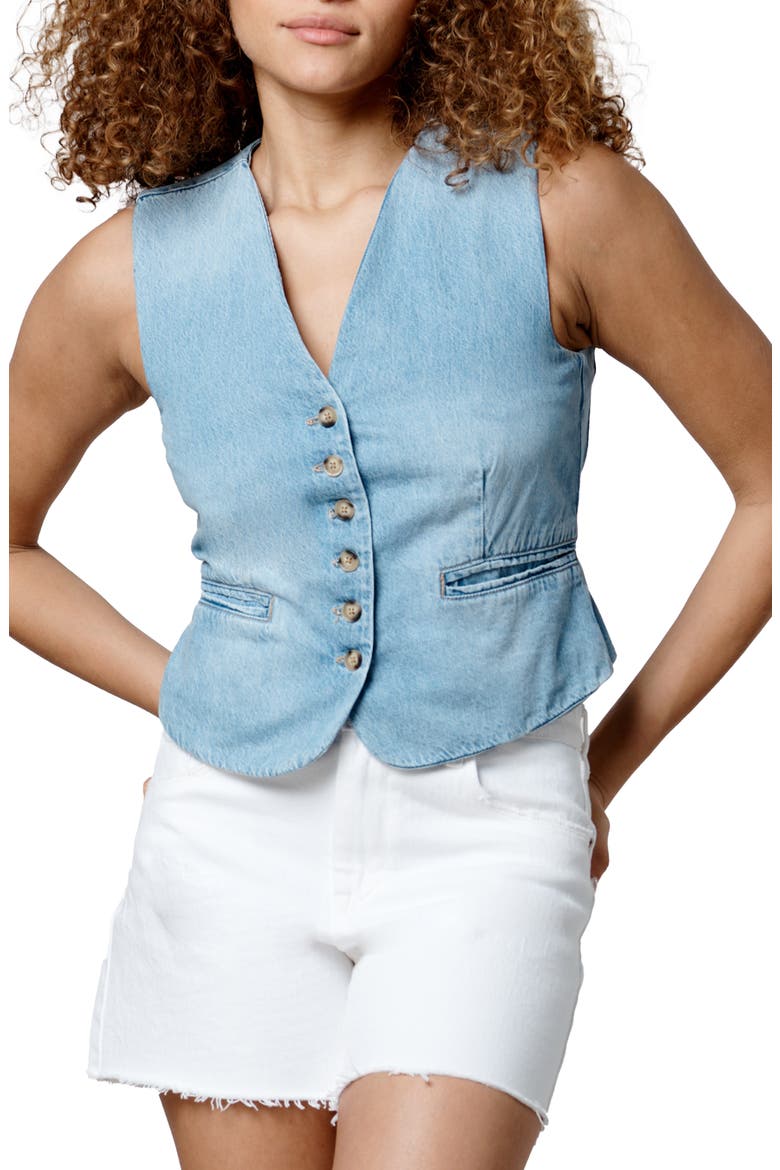 Denim Vest, Main, color, HEAD TO HEAD
