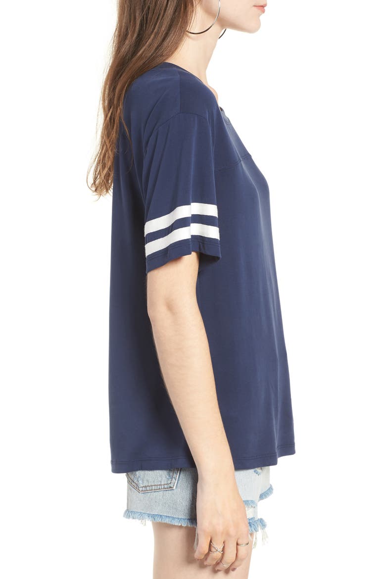 Varsity Tee, Alternate, color, NAVY