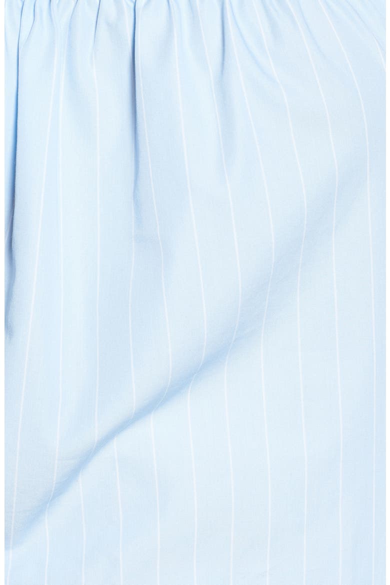 Cold Shoulder Ruffle Trim Top, Alternate, color, BLUE DRIFT RHEA STRIPE