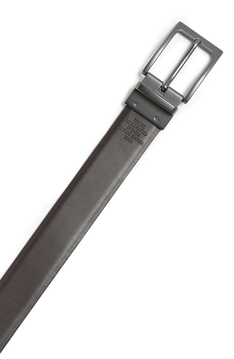 Duchamp Textured Leather Belt, Alternate, color, 