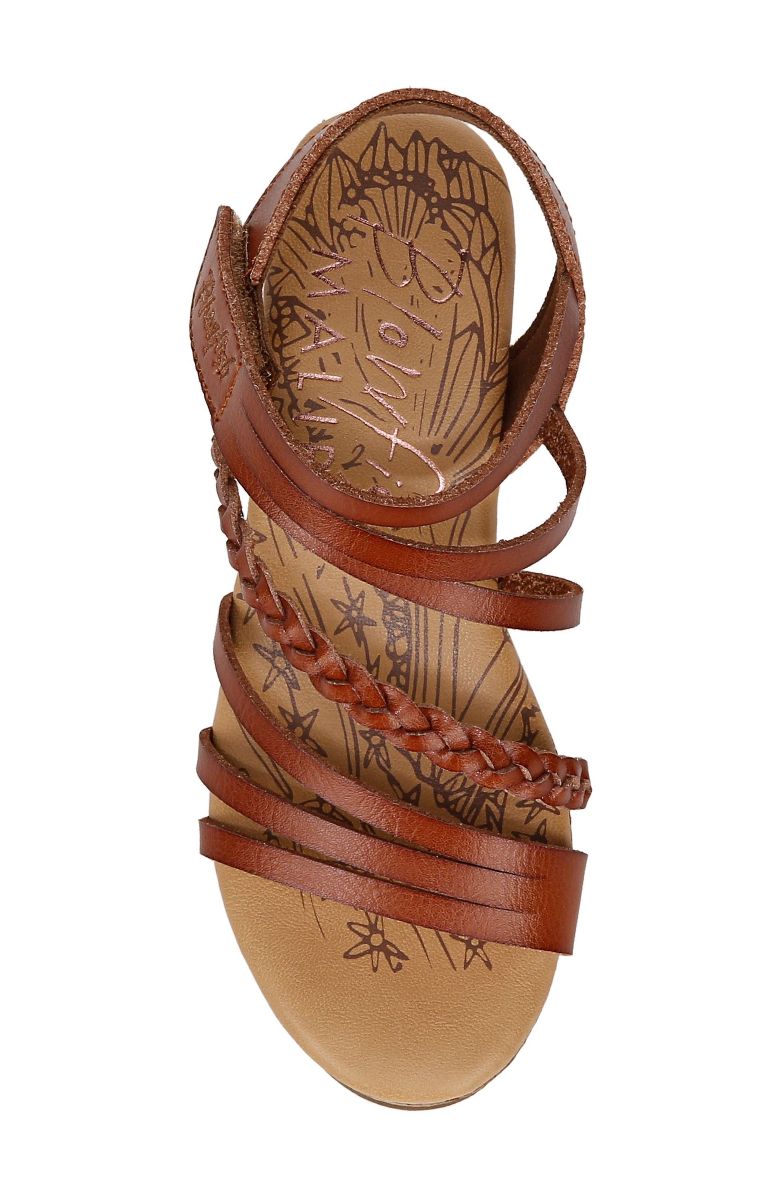 Blowfish Malibu Kids' Liddie Wedge Sandal, Alternate, color, Scotch