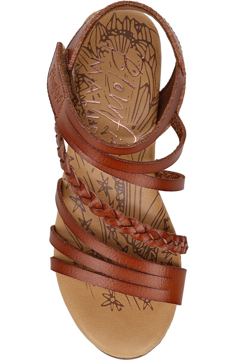 Blowfish Malibu Kids' Liddie Wedge Sandal, Alternate, color, Scotch