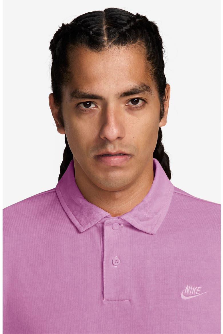 Cotton Jersey Polo, Alternate, color, LIGHT MAGENTA