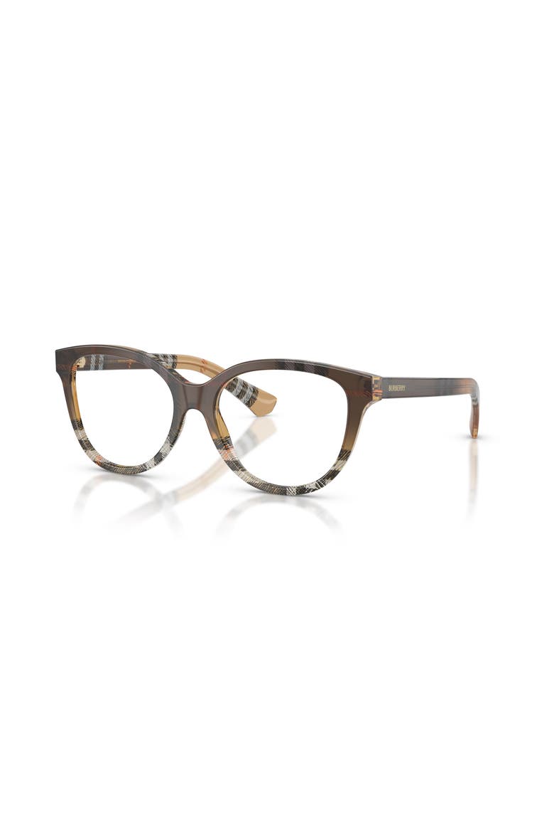 52mm Cat Eye optical glasses, Main, color, Brown
