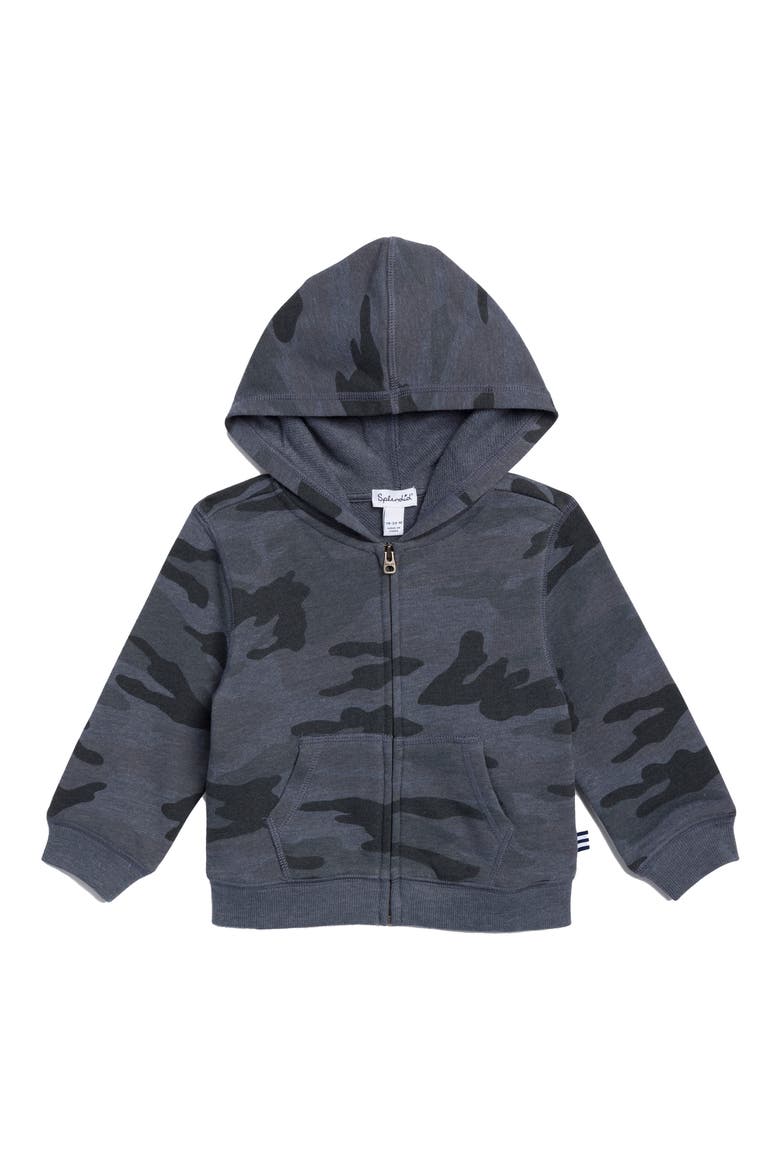 Camo Hoodie, Main, color, BLUE CAMO