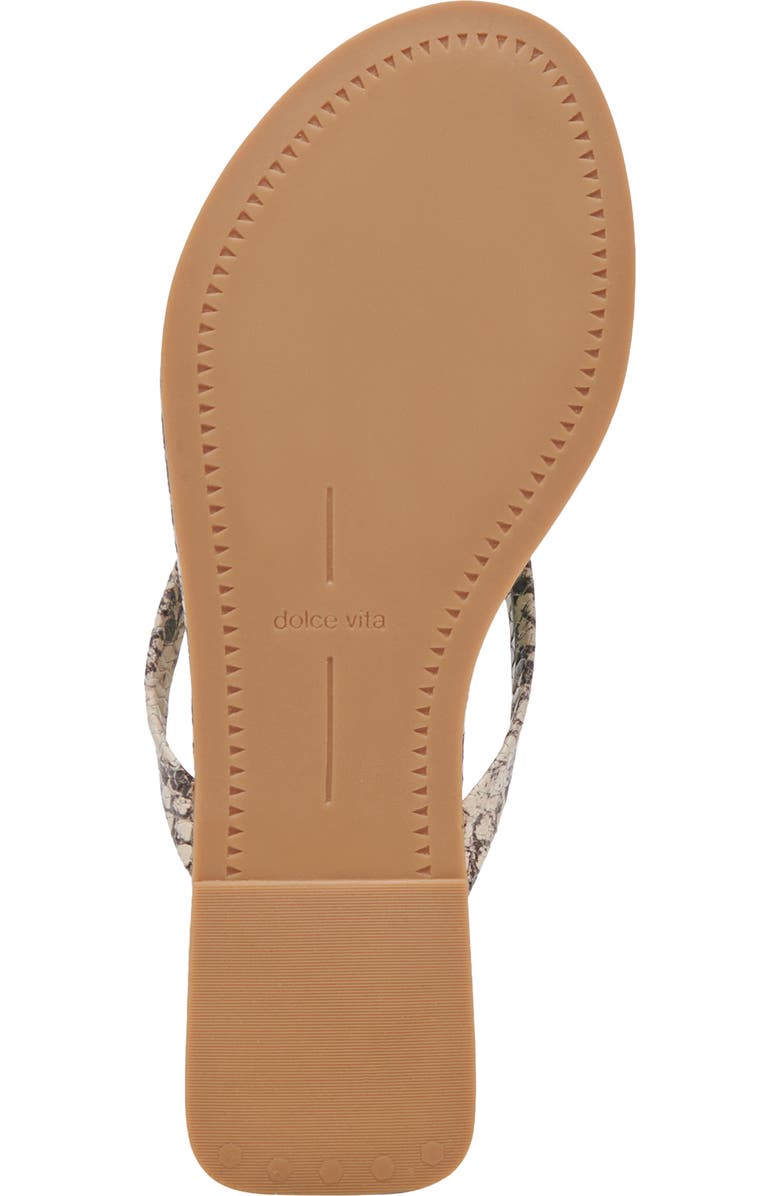 Dolce Vita Layney Flip Flop, Alternate, color, Black White