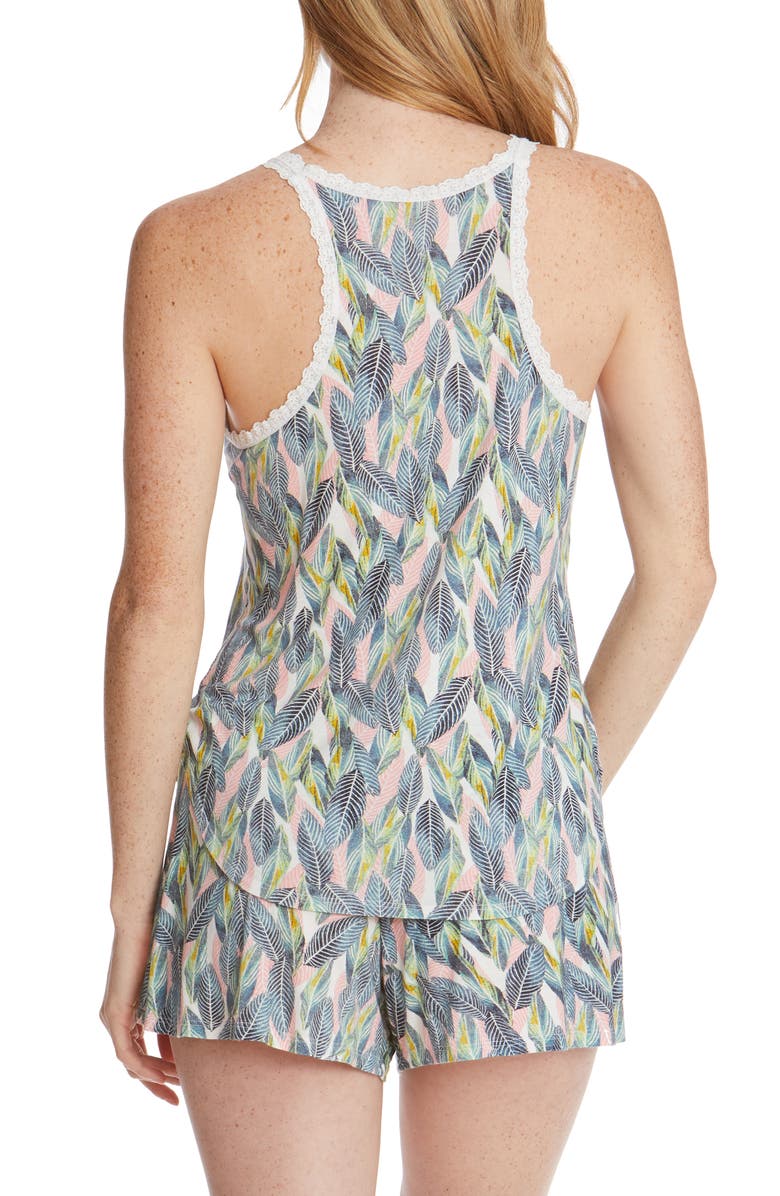 Hanky Panky Tropical Leaf Short Pajamas, Alternate, color, 