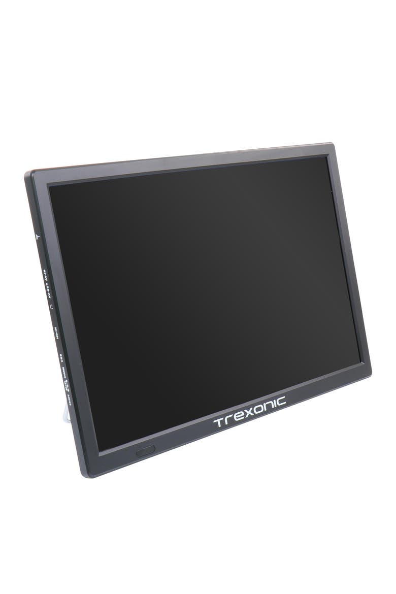Portable Rechargeable 15.4 Inch LED TV, Alternate, color, Black