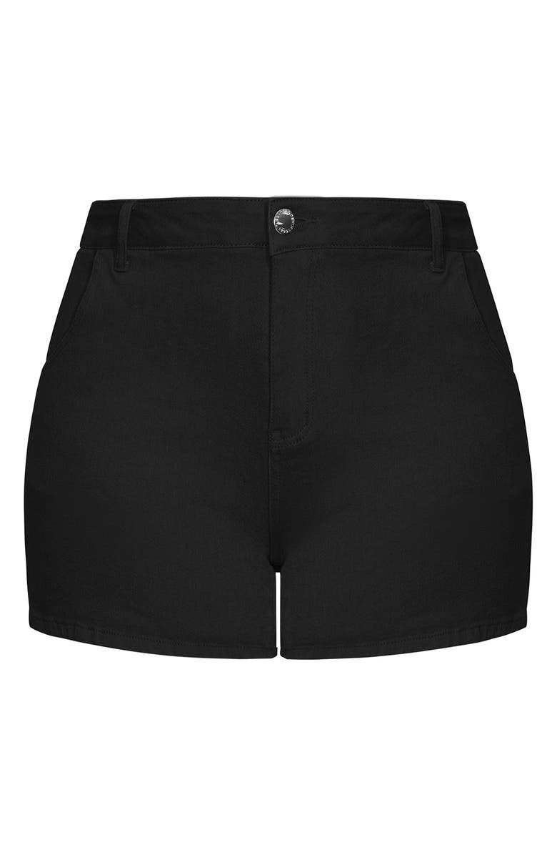 City Chic Breeze Denim Shorts, Alternate, color,