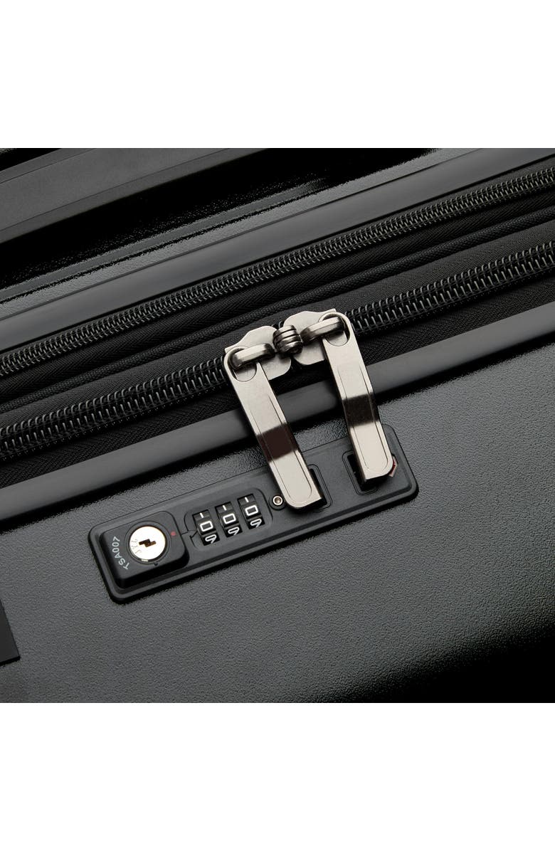 JEEP JH002B Checked-Large 29 Inch Hardside Expandable Luggage with Spinner Wheels, Alternate, color, Black