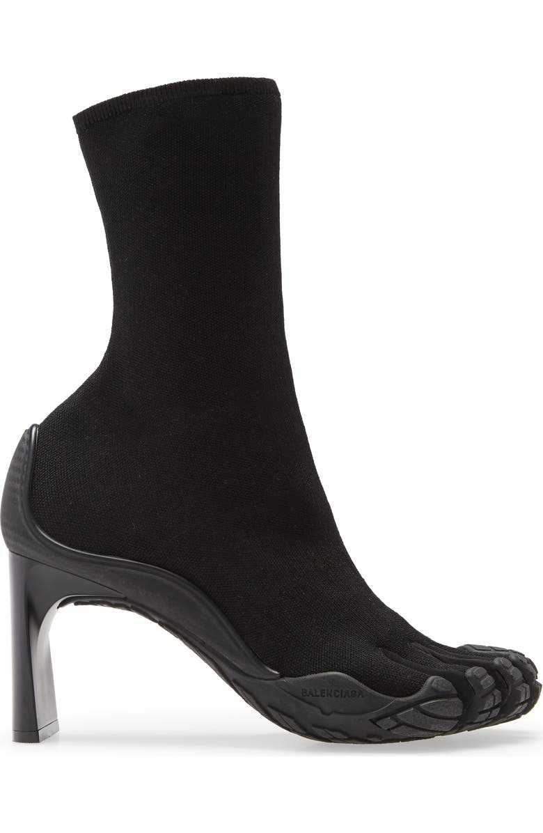 Balenciaga x Vibram High Toe Sock Bootie, Alternate, color,